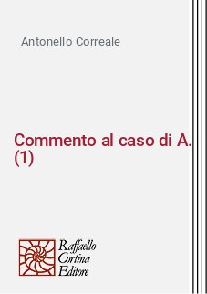 Commento al caso di A. (1)