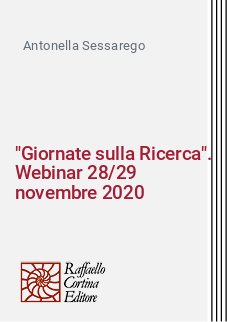 "Giornate sulla Ricerca". Webinar 28/29 novembre 2020