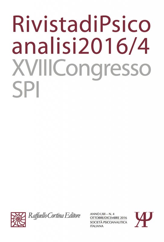 Rivista di Psicoanalisi 2016/4