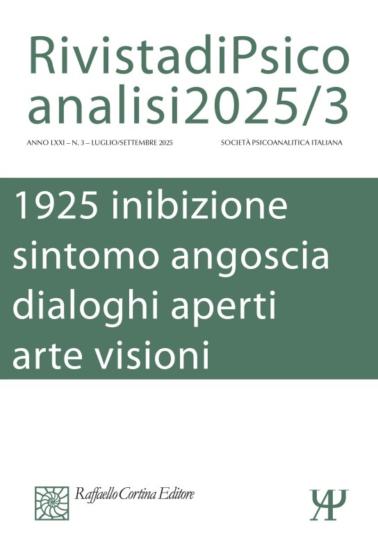 Rivista di Psicoanalisi 2025/3