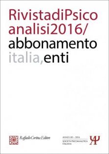 Abbonamento Rivista di psicoanalisi 2016 - 
Enti Italia