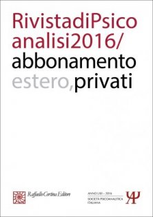 Annual subscription Rivista di psicoanalisi 2016 - Individuals, Rest of the World