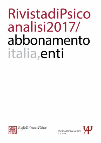 Abbonamento Rivista di psicoanalisi 2017 - 
Enti Italia