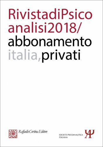 Abbonamento Rivista di psicoanalisi 2018 -
Privati Italia
