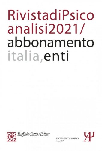 Abbonamento Rivista di psicoanalisi 2021 - Enti Italia