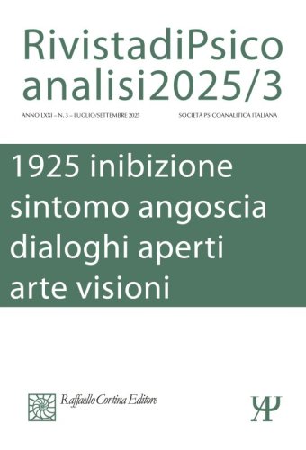Rivista di Psicoanalisi 2025/3