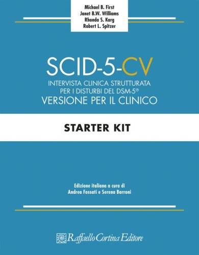 SCID-5-CV Starter kit - Intervista clinica strutturata per i disturbi del DSM-5® – Versione per il clinico