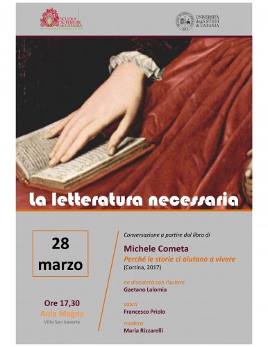 Michele Cometa a Catania
