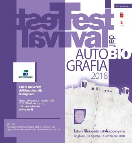 Antonio Prete e Duccio Demetrio al Festival dell'autobiografia di Anghiari