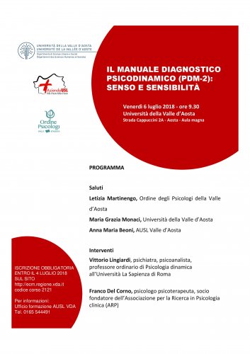 Il Manuale Diagnostico Psicodinamico (PDM-2): Senso e sensibilit&agrave; 