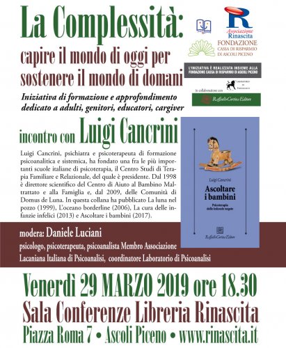 La complessità: capire il mondo di oggi per sostenere il mondo di domani. Incontro con Luigi Cancrini