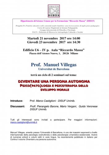 Manuel Villegas a Milano