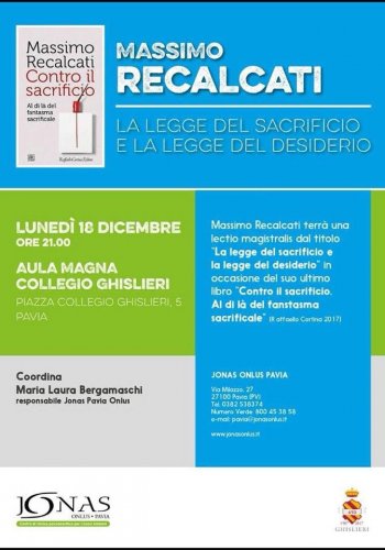 Massimo Recalcati a Pavia