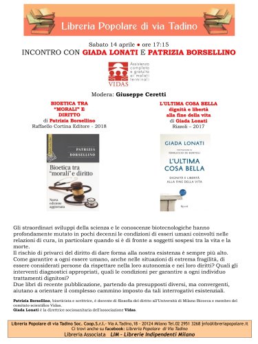 Patrizia Borsellino a Milano