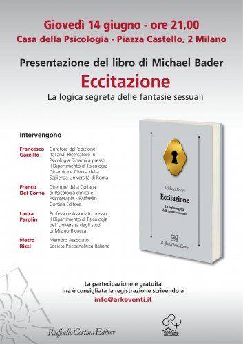 Presentazione del libro Eccitazione alla Casa della Psicologia a Milano