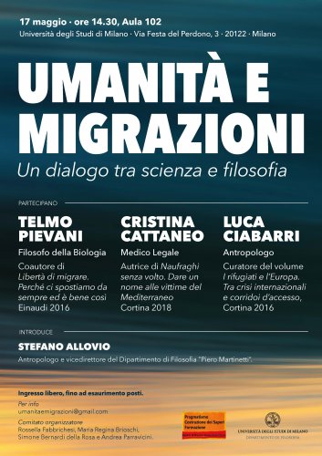 Umanità e migrazioni. Un dialogo tra scienza e filosofia