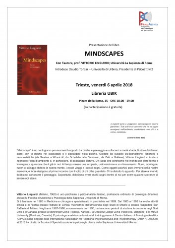 Vittorio Lingiardi presenta Mindscapes a Trieste