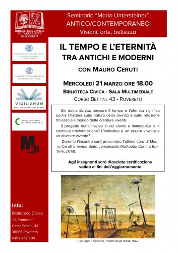 Mauro Ceruti: gli appuntamenti di marzo e aprile